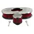 Filtro Ar Esportivo Gol Gts Turbo 2e Ap Vermelho E Cromado