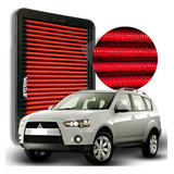 Filtro Ar Esportivo Mitsubishi Outlander 3.0 V6 2008 A 2013