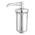 Filtro Copo Abs Universal Com Refil Filtrante Para Torneira Cor Prateado