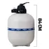 Filtro De Areia Para Piscina Veico V 50 De 6 Vias