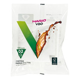 Filtro De Café Hario Branco V60 02 Pacote Com 100 Unidades