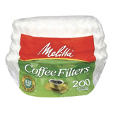 Filtro De Café Melitta Cesta 200 Unid  8 12 Xícaras