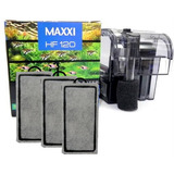 Filtro Maxxi Power Hf-120 120l/h 110v Aq 30l + 3 Refil