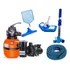 Filtro Piscina F300 Bomba 1 4cv Kit Limpeza Completo E Cabo
