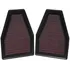 Filtros De Ar Kn Inbox Porsche 911 Carrera Gts 3.8 991 14-16
