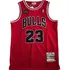Finals Bulls 23# Michael J Retr Verm Camisa Basca