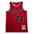 Finals Bulls 23# Michael J Retro Basquete Camisa Vermelha