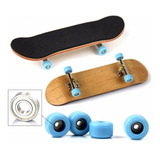 Fingerboard Profissional De Madeira Com Rolamento Skate Dedo