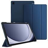 Fintie Slimshell Capa Para Samsung Galaxy Tab A9 Plus 11 Polegadas Modelo 2023 (sm-x210/x216/x218), Capa Traseira Fosca Translúcida Com Suporte Leve, Despertar/hibernar Automático, Azul Marinho