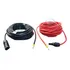 Fio 6mm 6m Preto   6m Vermelho C  Conector Mc4 E Ilhos Solar