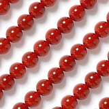 Fio Agata Vermelho Cornalina