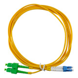 Fio Óptico Duplex Sm Sc-apc/lc-upc (9/125) - 2,5m