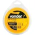 Fio De Nylon Para Roçadeira 2mm X 100m Redondo Vonder Cor Amarelo