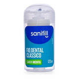 Fio Dental Sanifill Clássico Sabor Mental 125 Metros