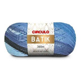 Fio Lã Batik Círculo Cores 100g - 360m - Crochê E Tricô Cor 9172