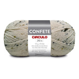 Fio/lã Confete 100g Circulo - Tex 476, 210 Metros(fio Misto)