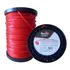 Fio Nylon Roçadeira 255 Metros Bobina 2kg 3mm Quadrada Toyama Cor Vermelho