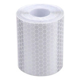 Fita Adesiva Refletiva Decorativa Automotiva 1mx5cm Cor Branco