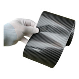 Fita Adesivo Fibra Carbono Preto 4d Envelopamento 3m X 12cm