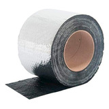 Fita Asfáltica Aluminizada 15cm X 10m Plastiband Dplastic Cor Cromado