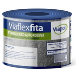 Fita Asfáltica Autoadesiva Aluminizada 10cmx10m - Viaflex