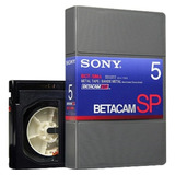 Fita Betacam Sp - Sony - 5min. (kit C/6 Unid. /produto Novo)