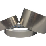 Fita Borda Pvc Aluminio   Escovado 22mm C  20 Metros