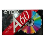 Fita Cassete K7 Tdk A60 Tipo I