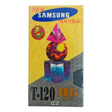 Fita Cassete New Samsung T 120 Hg Ep   6h Lp  4hrs Sp  2hrs