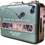 Fita Cassete Player Verde