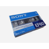 Fita Cassete Super Ef60 Sony Type I Nova E Lacrada