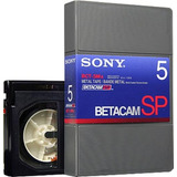 Fita Cassette Sony Bct-5ma Betacam Sp Vídeo 5 Minutos