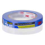 Fita Crepe 24x50mts Azul Blue Tape 2090-ep - 3m