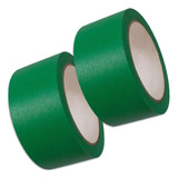 Fita Crepe Adesiva 48mm Multiuso Automotiva Verde 2 Unidades