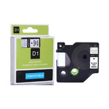 Fita D1 45013 Compativel P Rotulador Dymo 12mm Branca Cor Branco