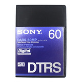Fita De Áudio Digital Hi8 Dtrs Sony Dars-60mp 60 Minutos