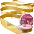 Fita De Cetim N 02   10mm Com 50 Metros Cor Dourado 1353