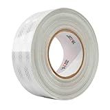 Fita Faixa Luminosa Refletiva Automotiva Decorativa 1mx50mm  Branca 