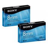 Fita Filmadora 8mm Sony 120min Standard Com 2 Unidades