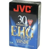 Fita Jvc Vhs Compact Tc-30 Ehgb Hi-fi 90 Min.