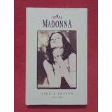 Fita K7 Madonna Like A Prayer Single Americano De Época 