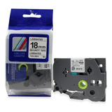 Fita Laminada Segurança 18mm Compativel Tzse4 Tzese4 Tz se4