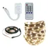 Fita Led 3528 8w Ip20 5m 12v Fonte Controle Remoto Dimmer Luz Branco-quente 110v/220v