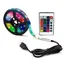 Fita Led 5050 Rgb Controle Remoto 2m 5v Usb Para Tv Pc Carro Cor Da Luz Rgb 2m