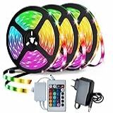 Fita Led 5Metros RGB 5050 IP65   Kit Completo Controle E Fonte  5 METROS  RGB   COLORIDA 
