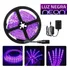 Fita Led Luz Negra Neon 5 Mts 300 Leds Fonte De Alimentação 110v/220v