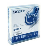 Fita Lto-3 Sony 800gb Ltx400g Lto Ultrium 3 Data Cartridge 
