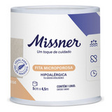 Fita Microporosa Bege 5 0cm X 4 5m   Missner  6 Unid 