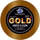 Fita Protese Gold orig 20 Mts X 2 5 Cm Amarela Não Derrete