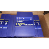 Fita Sony Digital Betacam Bct-d6 43 Minutos Lote C/5 